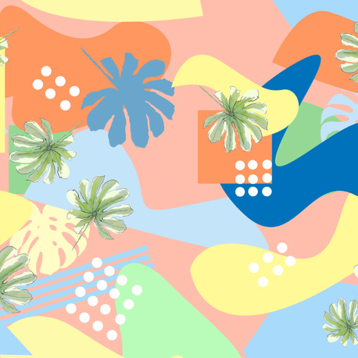Estampa abstrata